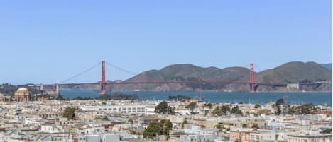 Golden Gate Bridge view from Bedroom