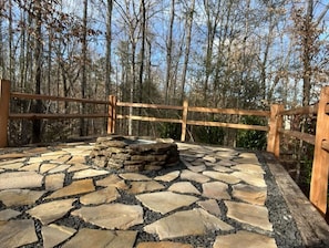 New outdoor fire pit