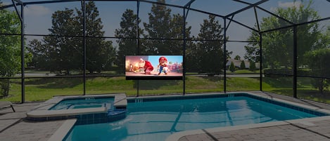 Poolside Cinema Fun