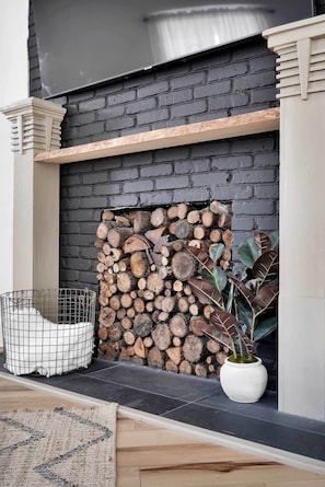 Beautiful decorative fireplace