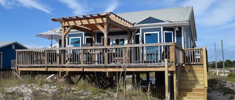 View of house from beach
