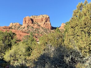 Neighborhood red rocks.