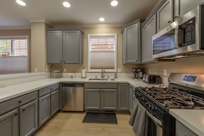 Spacious Kitchen with everything you need to cook your Gourmet meal (or not).