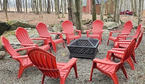 Beautiful fire pit area!