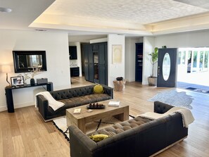 Large open living room