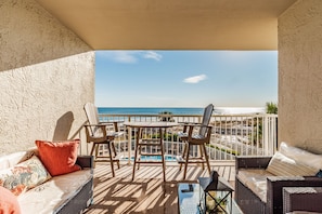 Relax on the Balcony with Ocean Views.