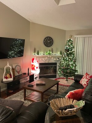 Enjoy the holidays with seasonal decorations.  