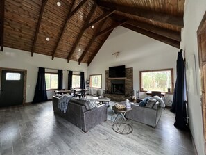 Enjoy the natural light that fills the cabin.