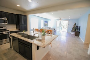 Kitchen and Living Room