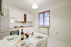 Kitchen and dining area