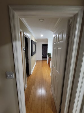 Hallway connects all 4 Bedrooms and Full Social Bathroom