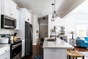 The modern kitchen – a chef's delight, ready for culinary creations