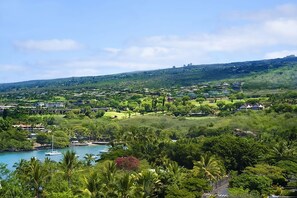 Enjoy the views from your balcony morning or night!