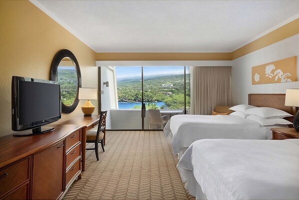 2 Double size beds; perfect for your vacation!