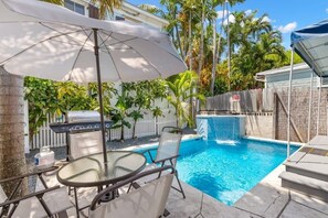 Private Heated Pool with Outdoor Dining