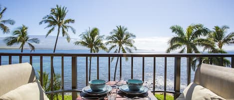 A charming ocean front condo