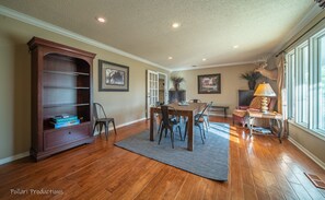 Large dining room/workspace