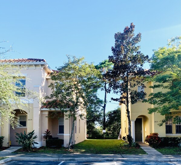 Front of homes 