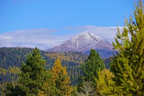 Swan Mountains in the distance.