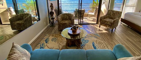 Panoramic Oceanfront Views from Living, Primary, Dining Rooms and Kitchen! LOVE
