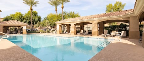 Head to the pool for a relaxing afternoon.