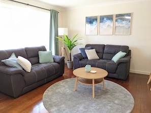 Light-filled living room