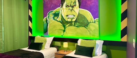 HULK inspired guest room