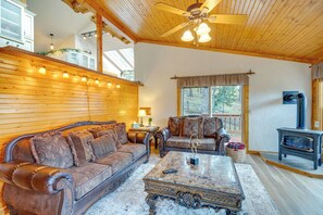 Living Room | Heated Floors | Private Yard w/ Deck