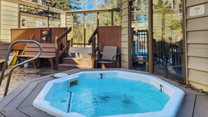 Shared hot tub