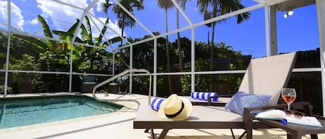 Lounge poolside and enjoy the Florida sunshine