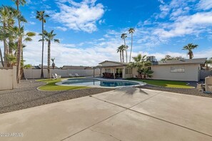 Large Back Yard with Private Pool