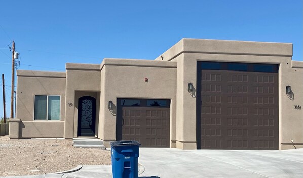 55’ garage and additional single car garage. 