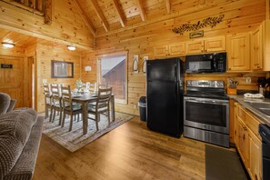 Kitchen and dining room