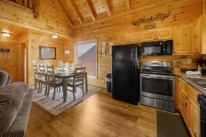 Kitchen and dining room