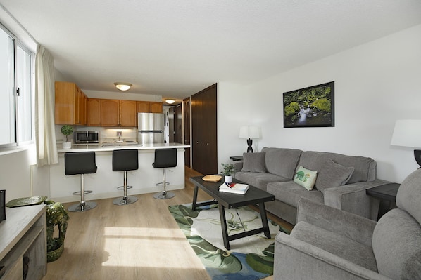 Living Room and Kitchen