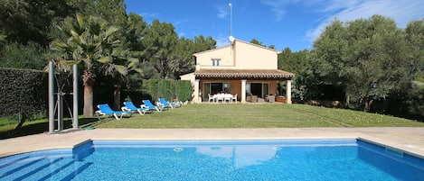 Pool der Finca Son Cami bei Felanitx