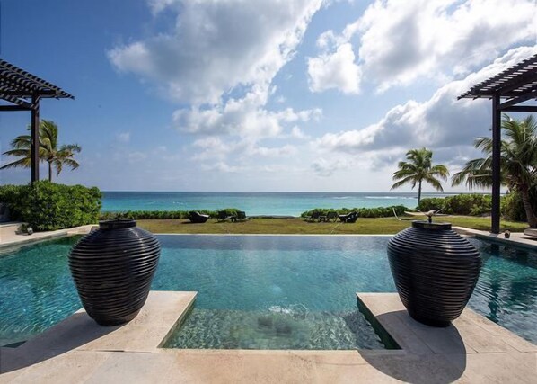 Welcome to Ananda Estate.  View from the Main House toward the pool and beach.