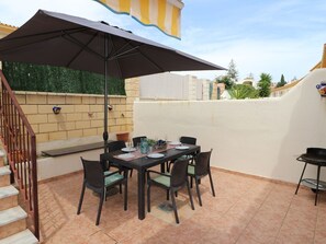 Terrace with dining area