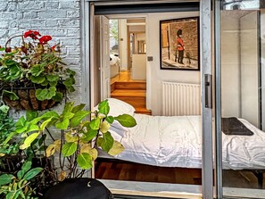 adjacent bedroom seen from the balcony