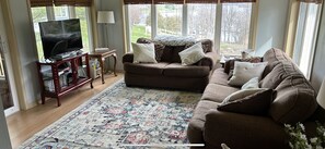 main floor living room, ROKU, Amazon Prime
