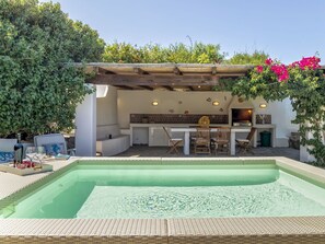 Building, Sky, Property, Water, Swimming Pool, Plant, Azure, Flower, Chair, Architecture