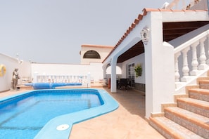 Private heated pool and terrace
