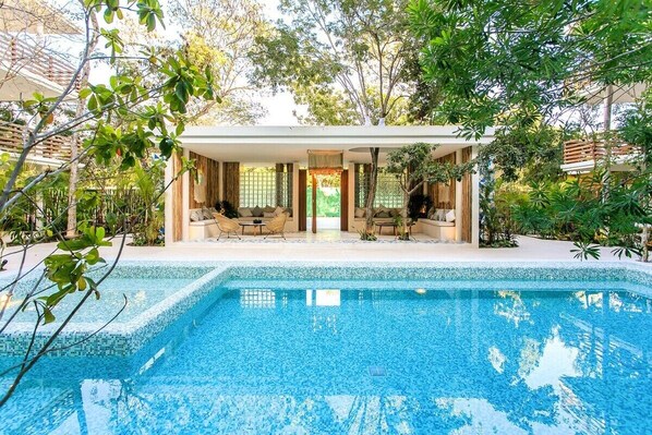 Enjoy a pool day and a good book