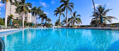 Amazing Massive Pool Right on the Beach
