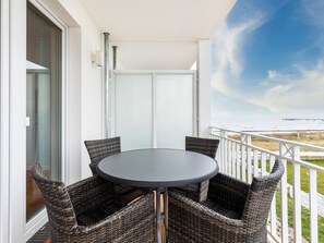 Balkon mit Blick auf die Ostsee