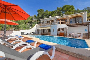 Terrace and pool