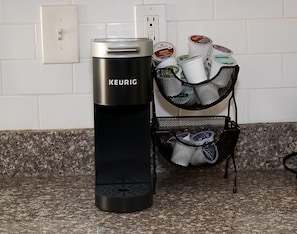 Complementary coffee bar
