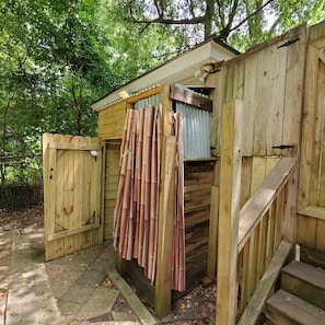 View of the Shower from outside