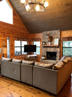 Spacious den