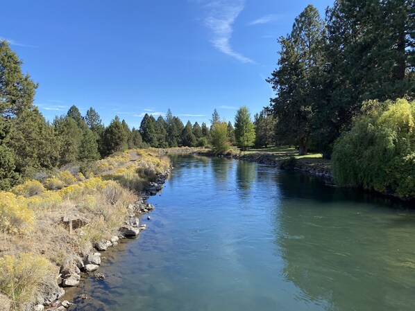 The Central Oregon Historic Canal runs behind our home - great for hiking/biking